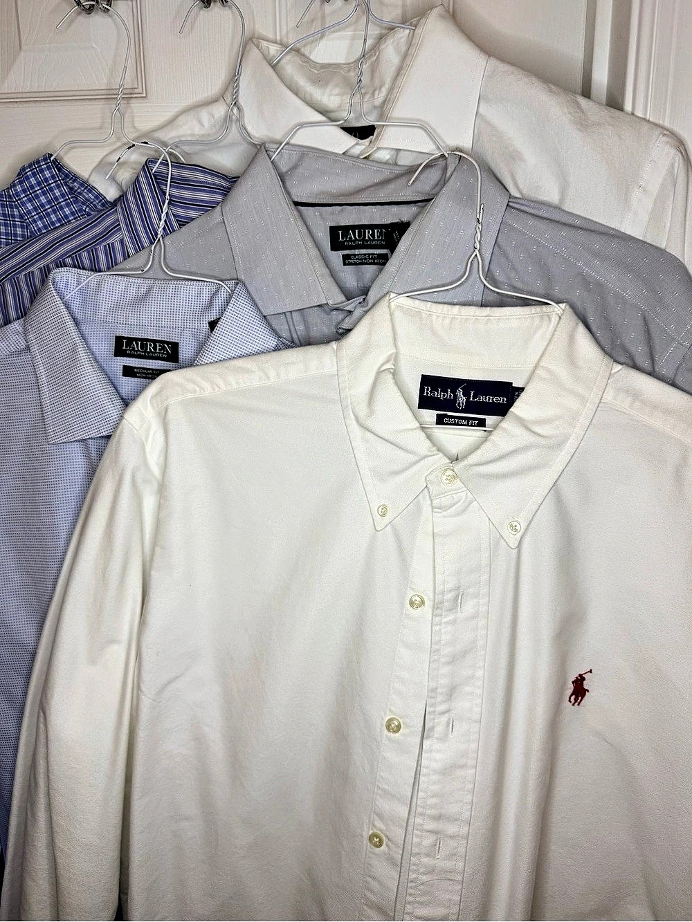 LOT OF 6 Ralph Lauren XL Men’s Button-Down & Dress Shirts!